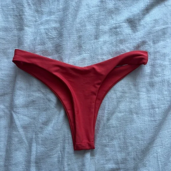 Skatie Red Alana Bikini Bottom - Picture 2 of 5
